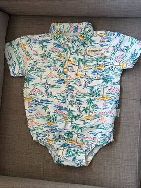 Magellan Kids Tropical Print One-Piece in Multicolor